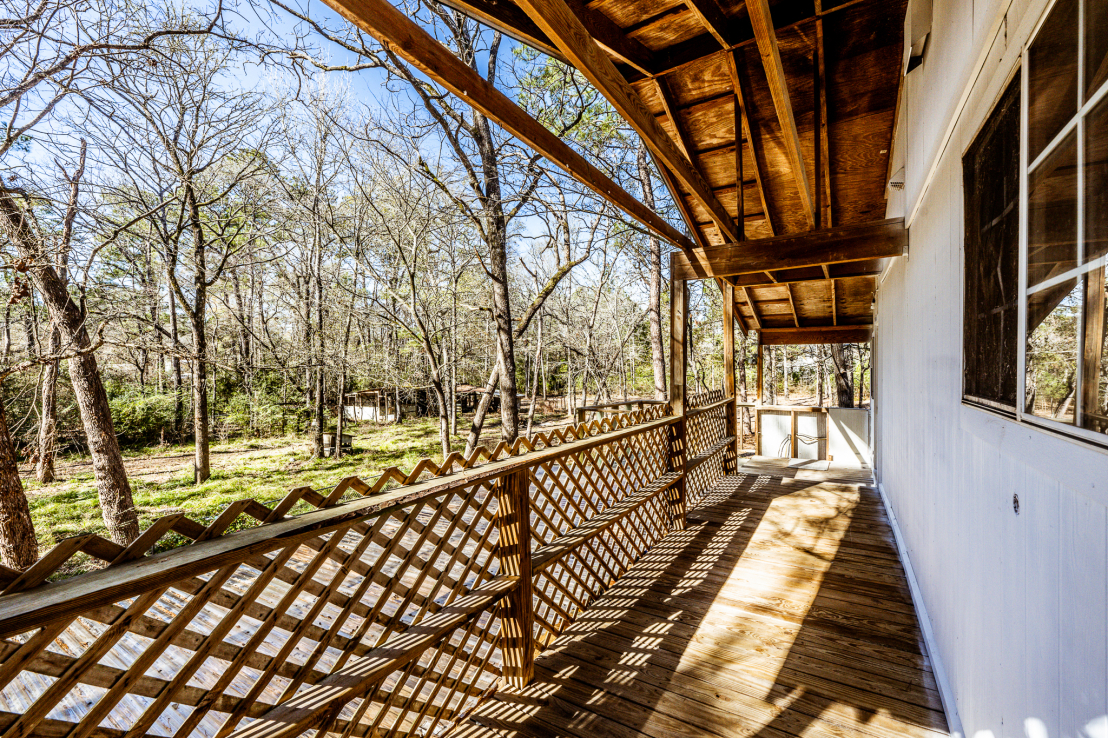 Upstairs porch